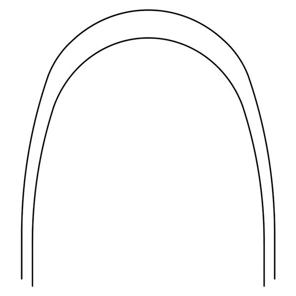 Archwire Nitanium Lower 0.018 in Ea