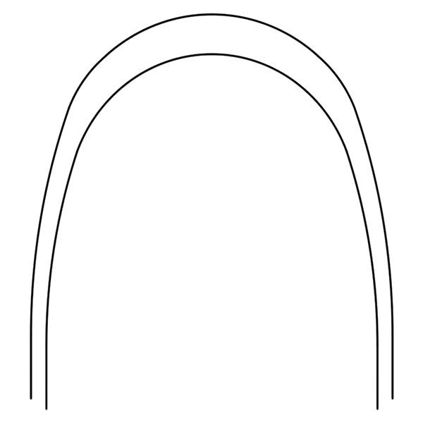 Archwire Nitanium Upper 0.019 in x 0.025 in Ea