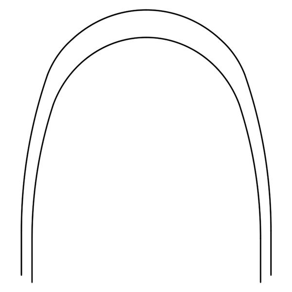 Variable Force 3 Archwire Thermal Nitanium Lower 0.016 in x 0.022 in Ea