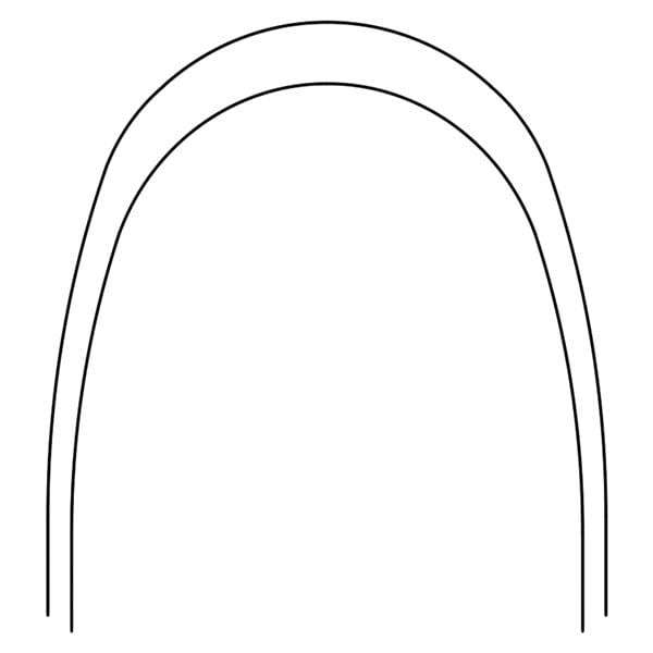 Archwire Nitanium Lower 0.020 x 0.020 Ea