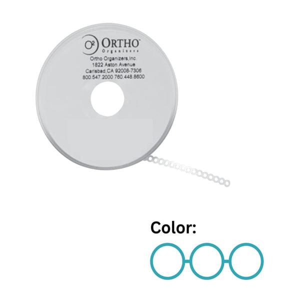 Ligature Ties 0.120 in Teal 30/Pk