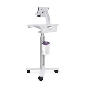 StyleView Tablet Cart Powder Coated Steel White Ea