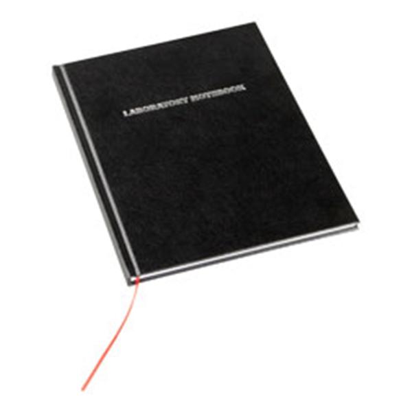 Laboratory Notebook Black 12/Ca
