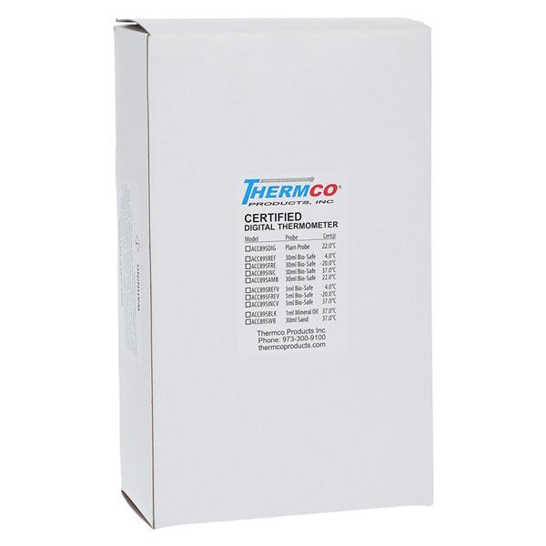 Refrigerator/Freezer Thermometer Plastic -50 to 70°C Sealed Bottl...