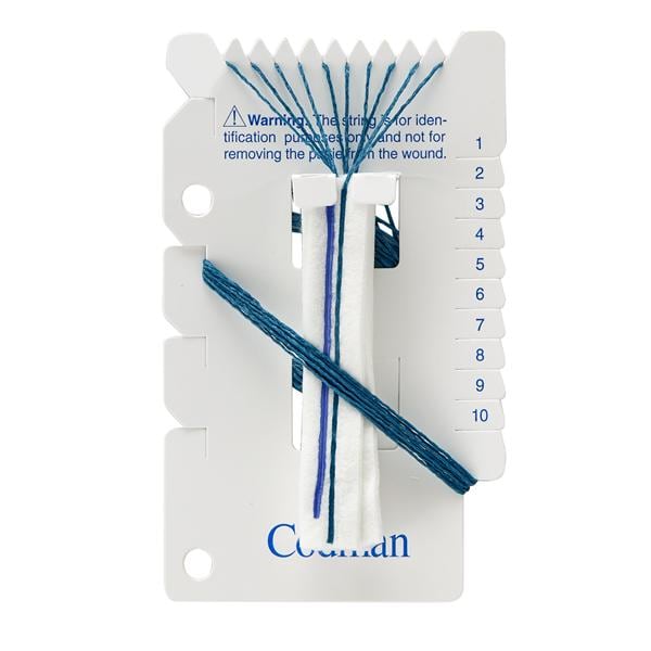 Codman Rayon Woven Surgical Patties 1/2x3" Sterile X-Ray Detectable LF
