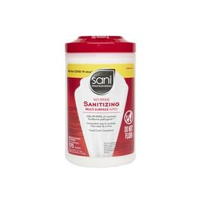 Wipes Sanitizing Sani-Wipe 175 / Tub 6/Case