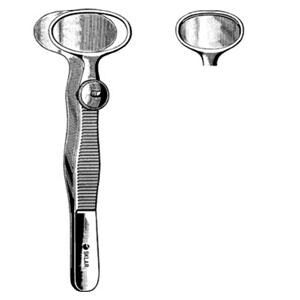 Desmarres Thumb Forcep Straight 3-1/2" Non-Sterile Ea