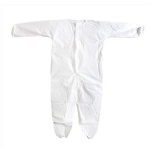 Disposable Infection Control Coverall 3X Large White Long Sleeves...