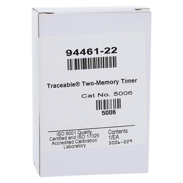 Traceable Two-Memory Timer 23 Hours, 59 Minutes, 59 Seconds Audib...