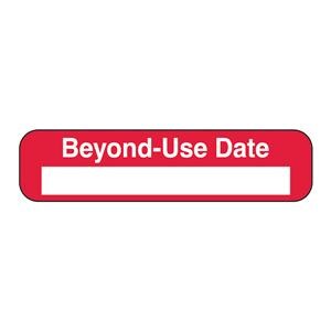 Label Beyond Use Date 1000/Pk
