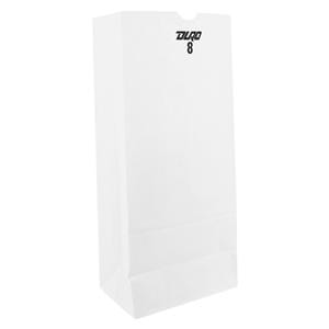 Bag Grocery Paper 4x6x12 White 500/Pk 500/Package