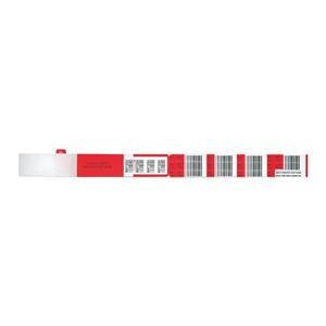 Barcode Bloodbank Band Red 11.75x1" 10/Pk
