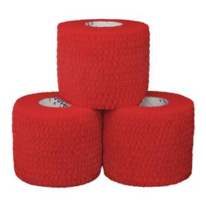 Lite-Guard Athletic Tape Cotton 2" Red Non-Sterile Not Made With...
