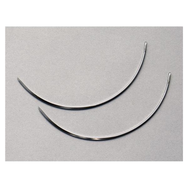 Free-Eyed Needle King's Stainless Steel Single Use 3/8 Circle Nee...
