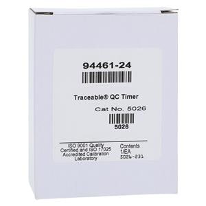 Traceable Quality Control Timer 19 Hours, 59 Minutes Audible Alar...