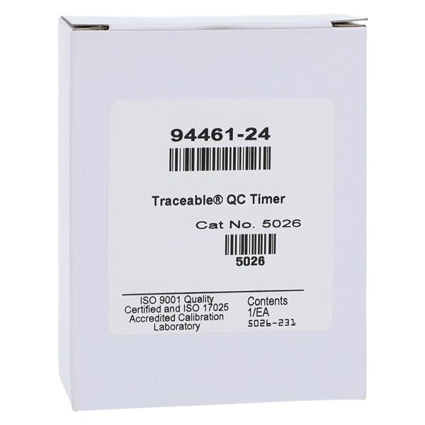 Traceable Quality Control Timer 19 Hours, 59 Minutes Audible Alar...