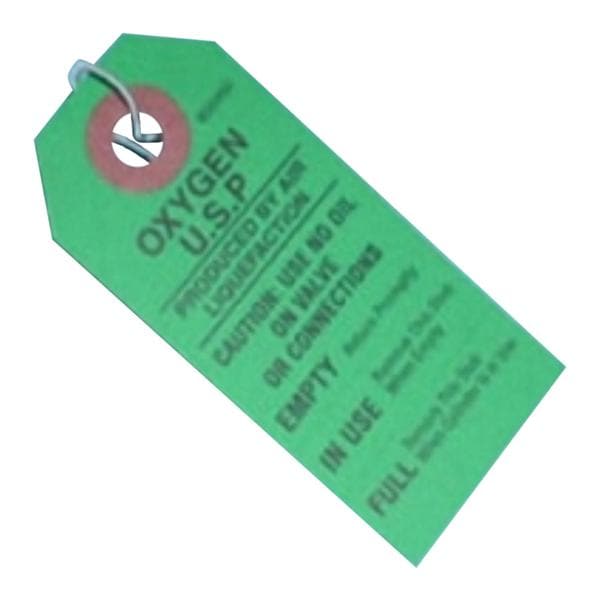 Tag For O2 Cylinders Each
