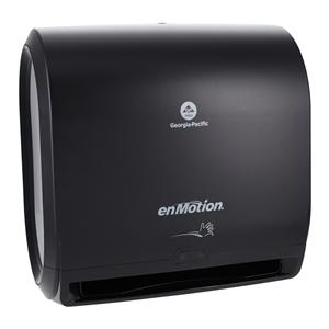 enMotion Paper Towel Dispenser Black Plastic Wall Mount Each