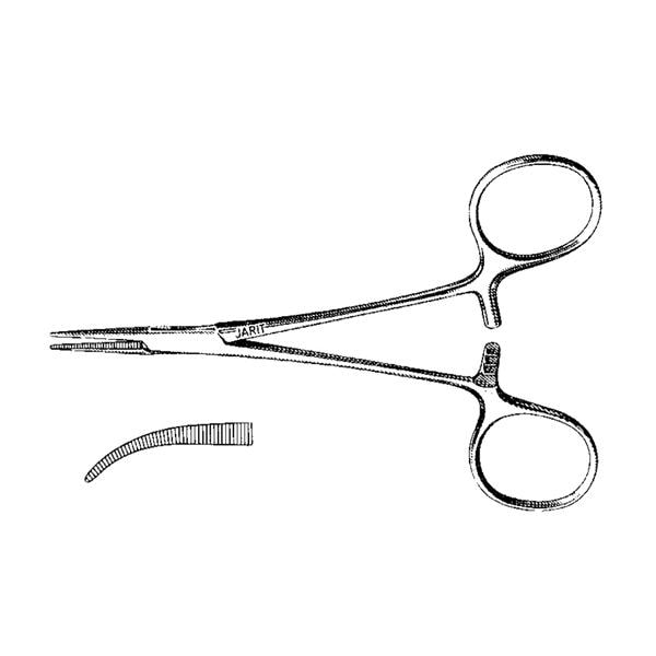 Mosquito Forcep Curved 5" Ea