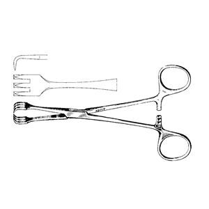 Lahey Traction Forcep 6-1/4" Each