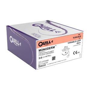 Quill Monoderm Knotless Tissue Closure Device Suture Polyglycolic...