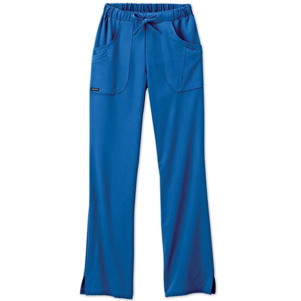 Jockey Scrub Pant Adult Womens Royal Blue 72% Polyester / 21% Ray...
