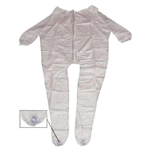 Mort-Port Post Mortem Unionall Garment 86x49" Clear Plastic Non-S...