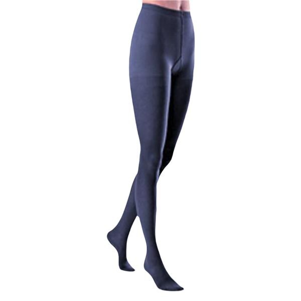 UltraSheer Compression Pantyhose Waist High Medium Midnight Navy