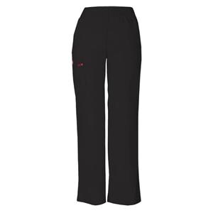 Dickies Scrub Pant 5 Pockets Medium Black Womens Ea