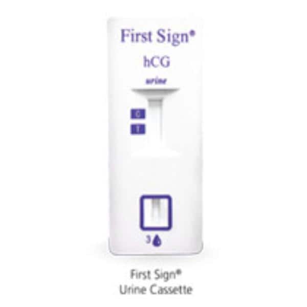 hCG Urine Pregnancy Test Kit CLIA Waived 4mm Cassette 25/Box