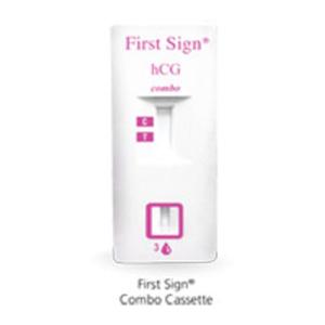 First Sign hCG Urine/Serum Pregnancy Test Kit CLIA Waived 25/Bx