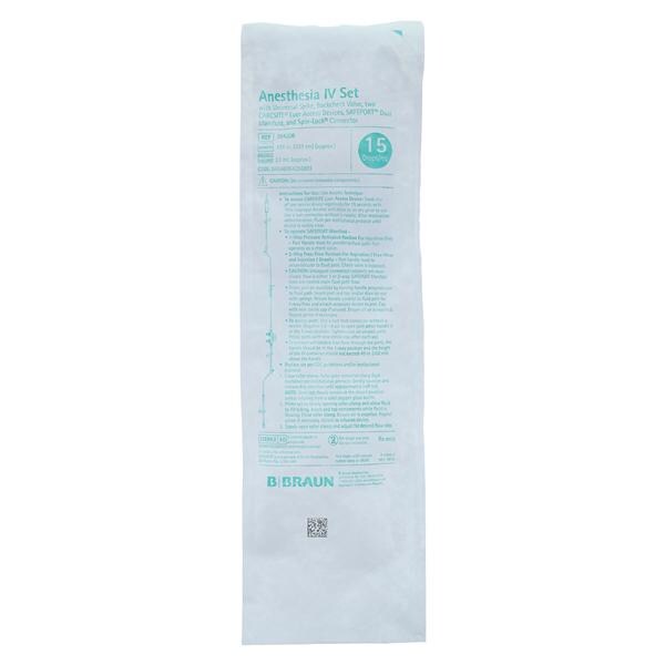 IV Administration Set 120" 15 Drops/mL Priming Volume 21.1mL 50/Ca