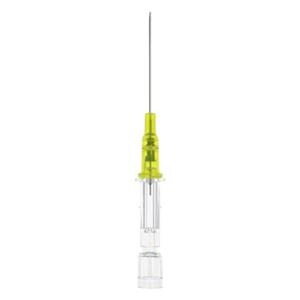 Introcan Safety IV Catheter Safety 24 Gauge 1-1/4" Yellow Straight 200/Ca