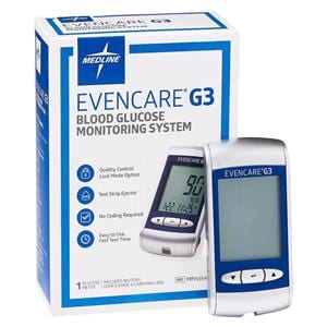 EvenCare G3 - Meter For Blood Glucose CLIA Waived Each