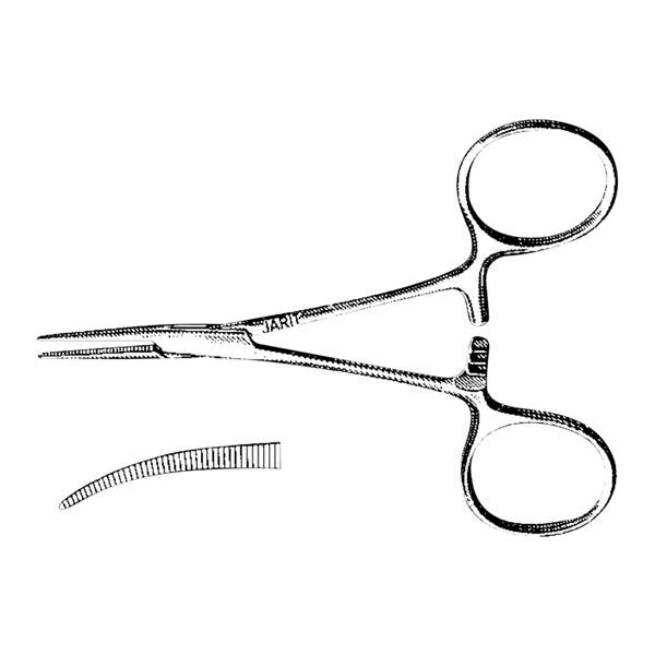 Hartman Mosquito Forcep Curved 3-7/8" Stainless Steel Each