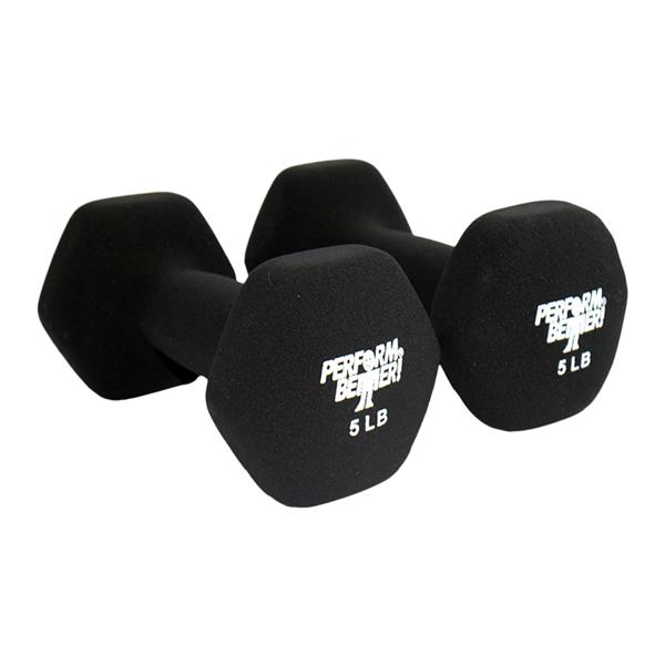 Weight Dumbbell 5lb Neoprene Black