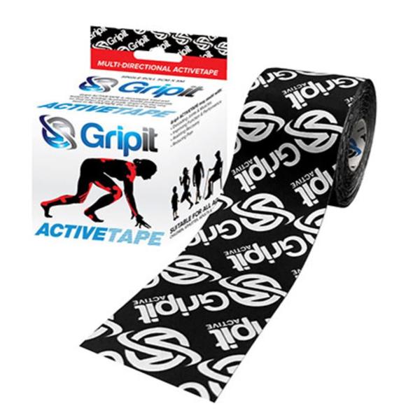 Gripit Activetape Kinesiology Tape Cotton/Nylon 2"x5.5yd Black No...