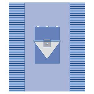 121x90" Sterile Arthroscopic Drape