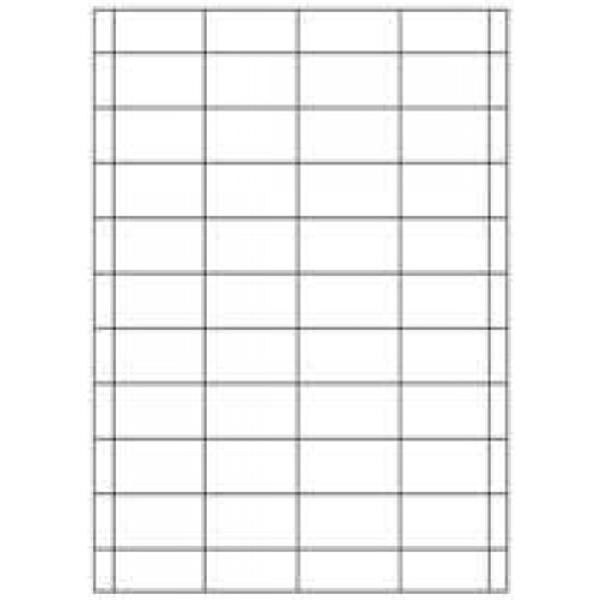 Chart Labels Laser Portrait 2x1" White 100/Pack 100/Pk