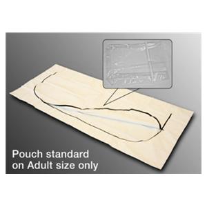 EnviroMed-Bag Body Bag 14 MIL 36x92" Gray Curved Zipper Plastic N...