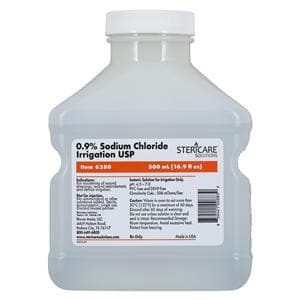 SteriCare Solutions Irrigation Solution Normal Saline 500mL Plast...