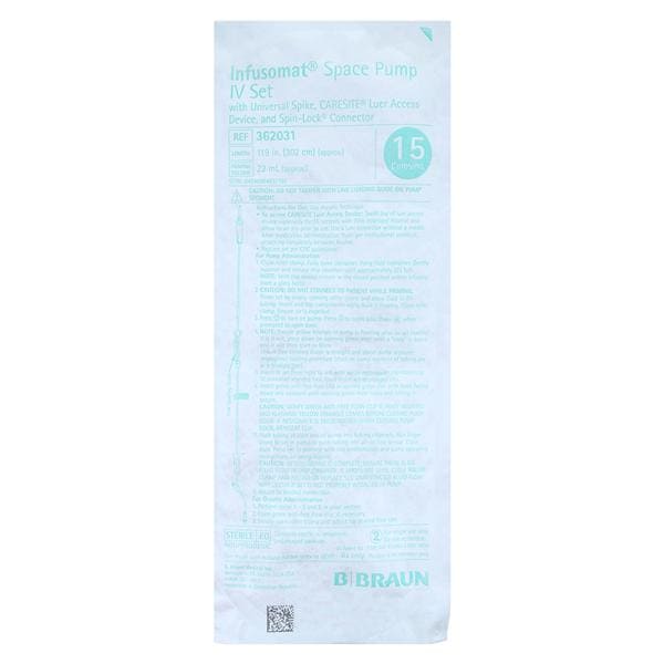 Infusomat IV Infusion Administration Set 15 Drops/mL 120" Univers...