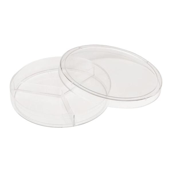 Petri Dish 3-Section 100x15mm 600/Ca