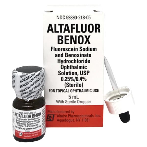 Fluorescein Benoxinate Ophthalmic Solution 0.25%/0.4% Bottle 5mL...