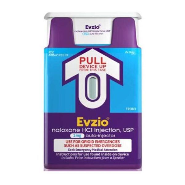 Evzio Injection 2mg/0.4mL Prefilled Syringe 2/Package