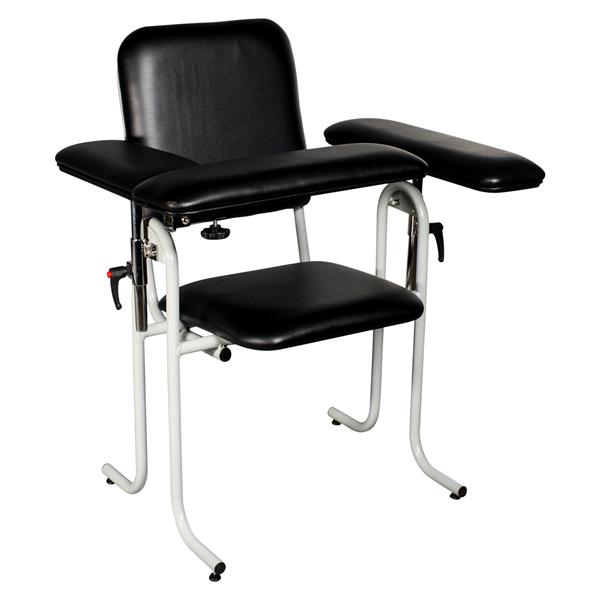 Upholstered Chair Black 500lb Capacity 1/Cs