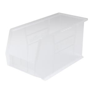AkroBins Storage Bin Clear Polymer With Label Holder 18x8-1/4x9" 6/Ca