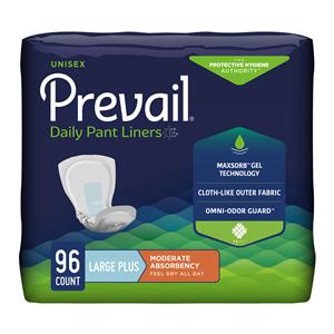 Prevail Incontinence Liner Unisex Adult 13x28" Large Plus Polyacr...