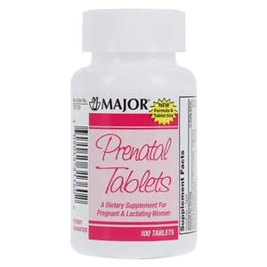 Prenatal Vitamin Old Formula Tablets 100/Bottle