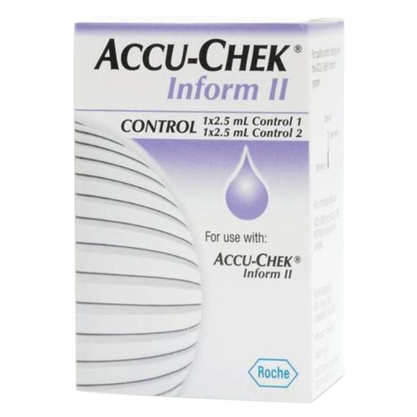 Accu-Chek Inform II Blood Glucose Test Strips CLIA Waived 50/Bx